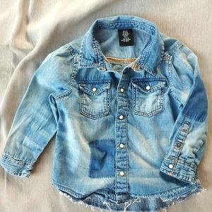 Denim Button Down Shirt